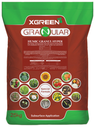 کود هیومیک اسید گرانول ایکس گرین آمریکا | بهبود خاک و تقویت ریشه 1 اسید هیومیک گرانول