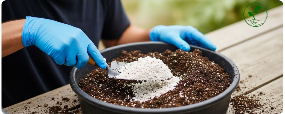 پرلیت چیست؟ ۴ مزیت تهویه خاک و راهنمای کامل ترکیب با کوکوپیت 4 نکات ایمنی استفاده از پرلیت چیست؟ استفاده از ماسک برای جلوگیری از تنفس گرد و غبار.