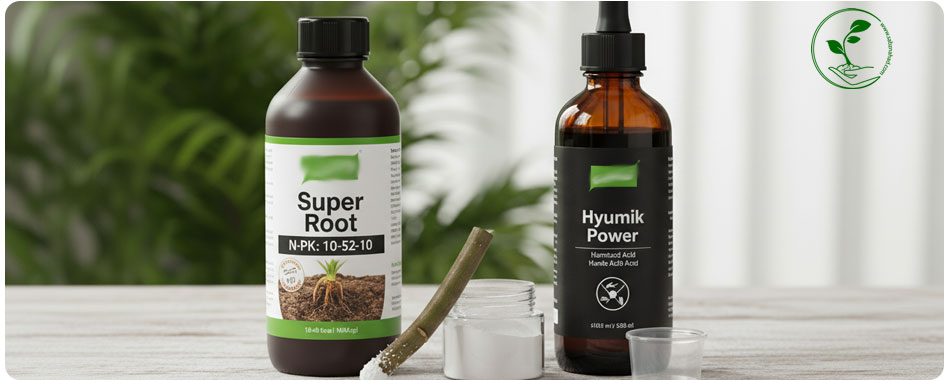 بهترین کود برای رشد سریع ریشه: راهنمای تخصصی انتخاب محرکهای ریشهزا (هورمون و کود) 2 سه عنصر طلایی در تقویت ریشه