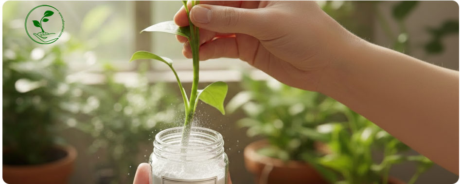 چرا پستههای شما بار نمیدهند؟ معرفی بهترین کود ضد شوری خاک برای باغهای پسته 4 استفاده از هورمون ریشهزا برای قلمه | بهترین کود برای ریشه زایی قلمه